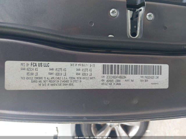 Продажа на аукционе авто 2015 Dodge Charger Se, vin: 2C3CDXBGXFH866284, номер лота: 44427109
