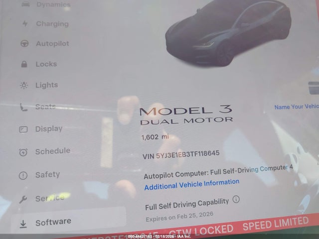 2026 TESLA MODEL 3 5YJ3E1EB3TF118645 Photo 6