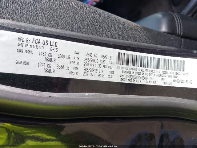 2016 DODGE DURANGO 1C4RDHDG0GC455487 Photo 8