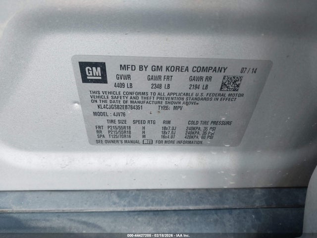 Buick Encore Leather 2014 KL4CJGSB2EB784351 Image 9