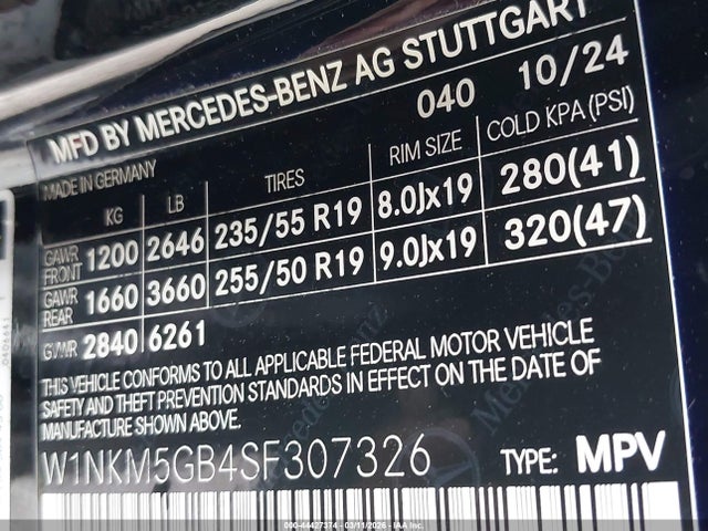 W1NKM5GB4SF307326 Mercedes-Benz Glc 350e 4matic