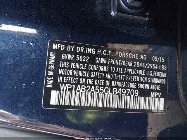 Porsche MACAN S 2016 WP1AB2A55GLB49709 Image 9