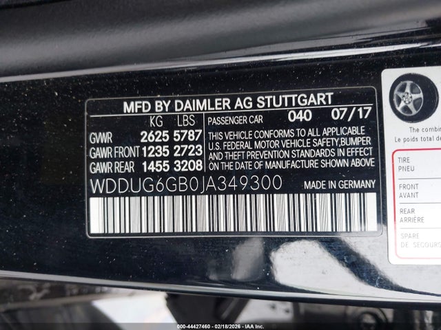 2018 MERCEDES-BENZ S 450 WDDUG6GB0JA349300 Photo 8