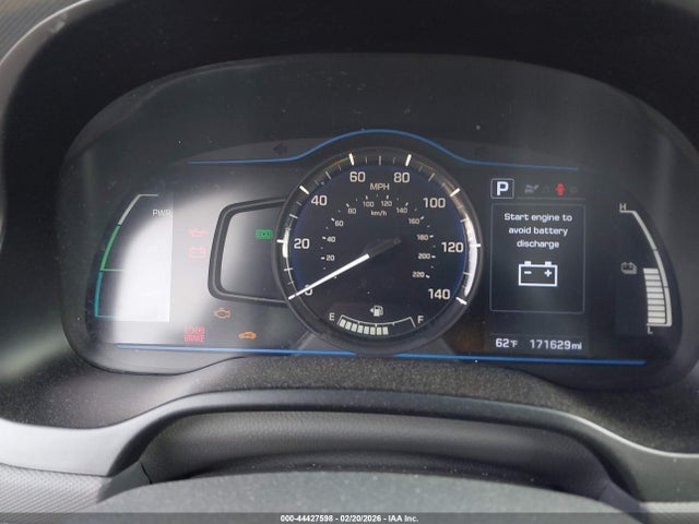 KMHC65LC4KU170593 Hyundai Ioniq Hybrid Blue