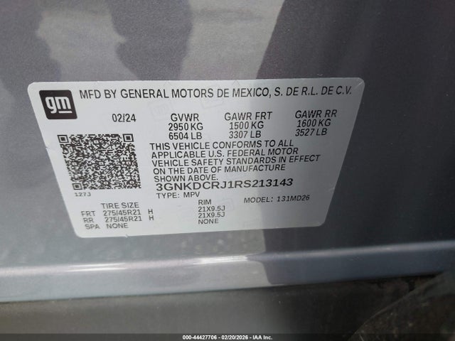 2024 CHEVROLET BLAZER EV 3GNKDCRJ1RS213143 Photo 8