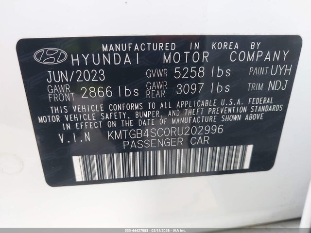 KMTGB4SC0RU202996 Genesis G80 2.5t Awd