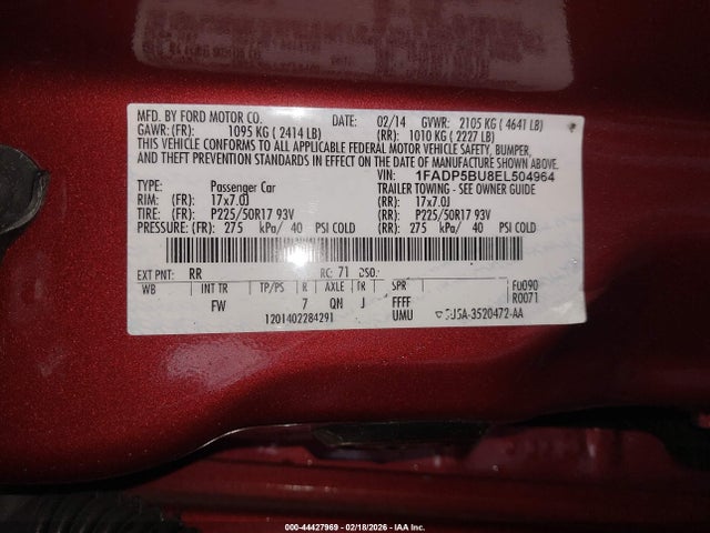 Ford C-max Hybrid Sel 2014 1FADP5BU8EL504964 Image 9