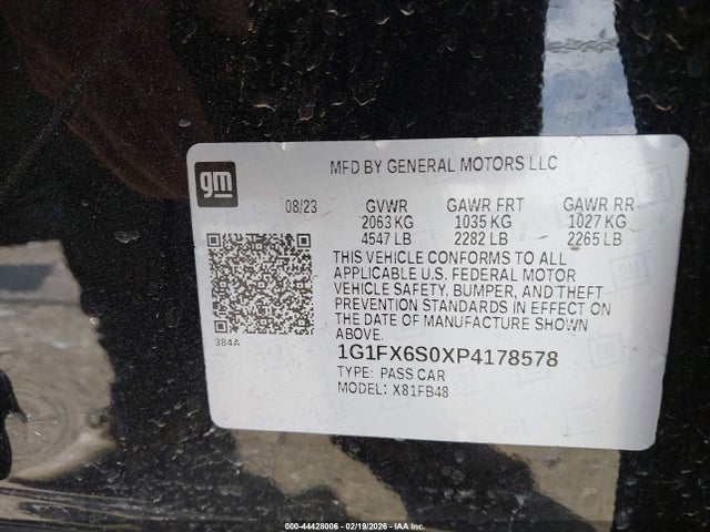 Chevrolet Bolt Ev Fwd 2lt 2023 1G1FX6S0XP4178578 Image 9