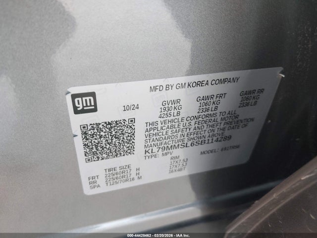 2025 CHEVROLET TRAILBLAZER KL79MMSL6SB114289 Photo 8