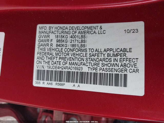 2024 ACURA INTEGRA 19UDE4H24RA016923 Photo 8