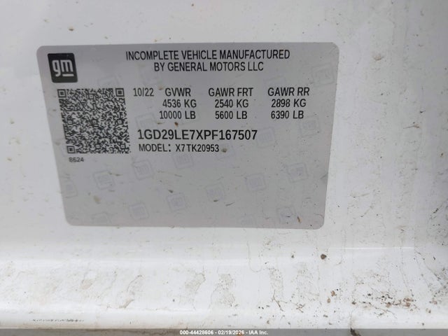 Продаж на аукціоні авто 2023 Gmc Sierra 2500hd 4wd  Long Bed Pro, vin: 1GD29LE7XPF167507, номер лоту: 44428606