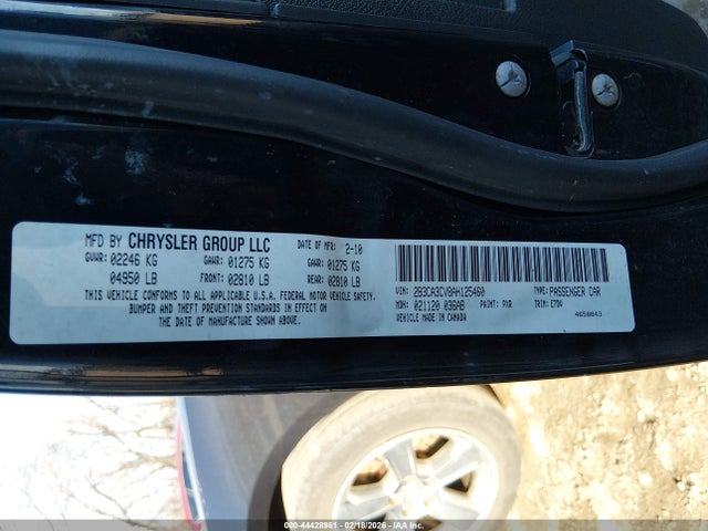 Продаж на аукціоні авто 2010 Dodge Charger Sxt, vin: 2B3CA3CV8AH125460, номер лоту: 44428961