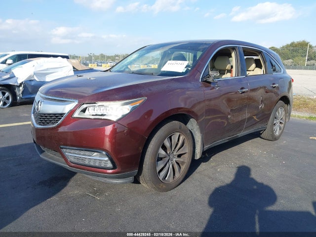 2016 Acura Mdx Technology   Acurawatch Plus Packages/technology Package მანქანა იყიდება აუქციონზე, vin: 5FRYD3H40GB007783, აუქციონის ნომერი: 44429245