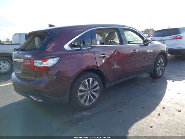 2016 Acura Mdx Technology   Acurawatch Plus Packages/technology Package მანქანა იყიდება აუქციონზე, vin: 5FRYD3H40GB007783, აუქციონის ნომერი: 44429245