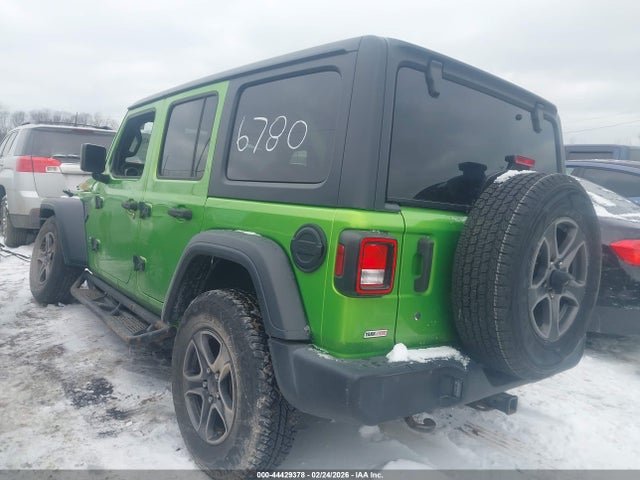44429378 :رقم المزاد ، 1C4HJXDG8KW566780 vin ، 2019 Jeep Wrangler Unlimited Sport S 4x4 مزاد بيع