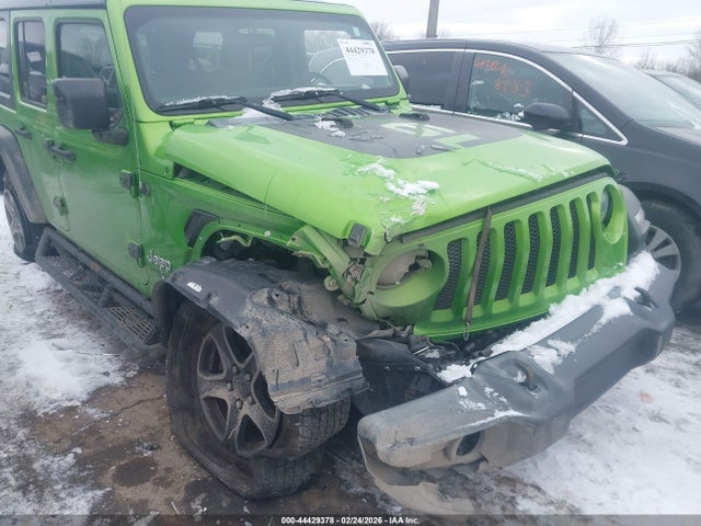 44429378 :رقم المزاد ، 1C4HJXDG8KW566780 vin ، 2019 Jeep Wrangler Unlimited Sport S 4x4 مزاد بيع