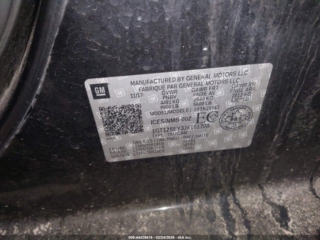 Продаж на аукціоні авто 2018 Gmc Sierra 2500hd Sle, vin: 1GT12SEY3JF161708, номер лоту: 44429416