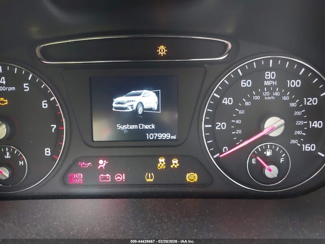 Aukcja sprzedaży 2019 Kia Sorento 2.4l Lx, vin: 5XYPG4A39KG526487, numer aukcji: 44429467
