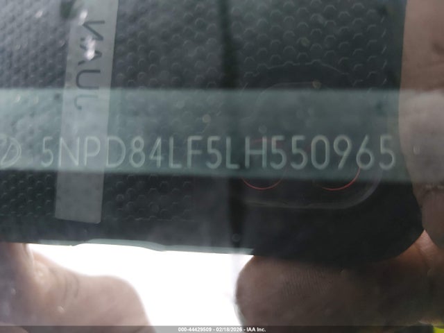44429509 :رقم المزاد ، 5NPD84LF5LH550965 vin ، 2020 Hyundai Elantra Sel مزاد بيع
