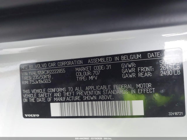 2024 VOLVO XC40 YV4L12UK3R2222855 Photo 8