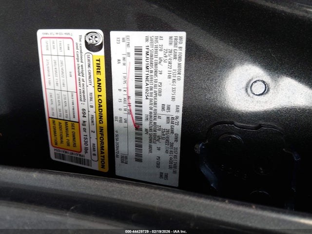 1FMJU1MT1NEA10254 Ford Expedition Platinum