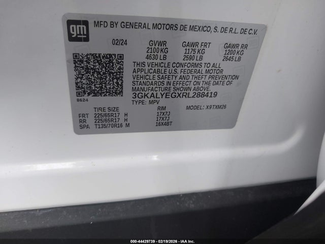 2024 GMC TERRAIN 3GKALYEGXRL288419 Photo 8