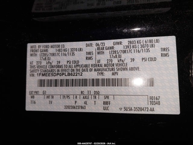 2023 FORD BRONCO 1FMEE5DP0PLB62212 Photo 8