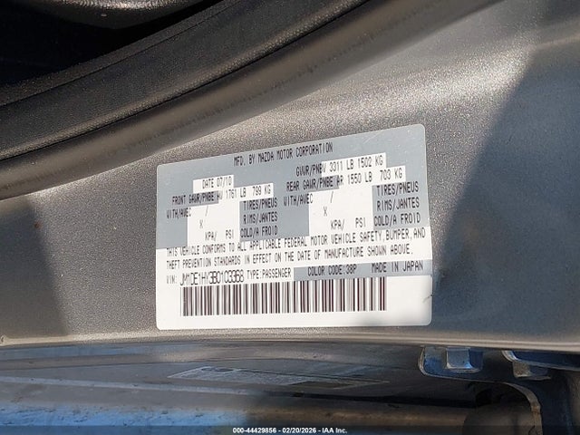 Aukcja sprzedaży 2011 Mazda Mazda2 Sport, vin: JM1DE1HY3B0103368, numer aukcji: 44429856