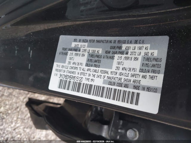 Aukcja sprzedaży 2024 Mazda Cx-30 2.5 S Premium Package, vin: 3MVDMBDM5RM615120, numer aukcji: 44429893
