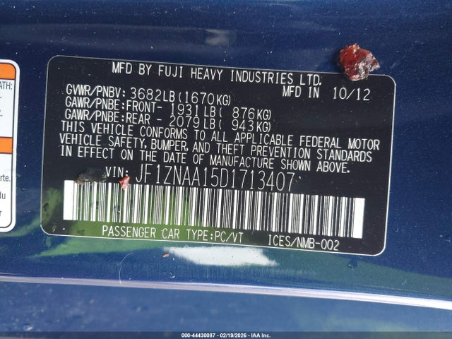 2013 SCION FR-S JF1ZNAA15D1713407 Photo 8