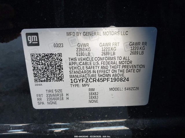 2023 CADILLAC XT4 1GYFZCR45PF190824 Photo 8