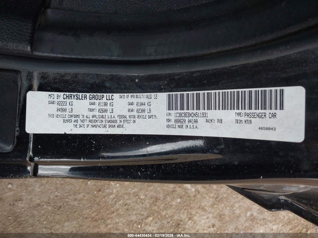 Продаж на аукціоні авто 2013 Chrysler 200 Touring, vin: 1C3BCBEBXDN511931, номер лоту: 44430434