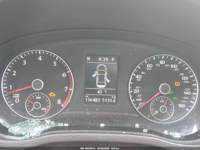 44430514 :رقم المزاد ، 1VWBT7A33EC030615 vin ، 2014 Volkswagen Passat 1.8t Se مزاد بيع