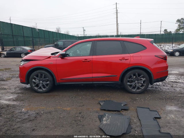 2022 Acura Mdx A-spec Package მანქანა იყიდება აუქციონზე, vin: 5J8YE1H06NL049547, აუქციონის ნომერი: 44430515