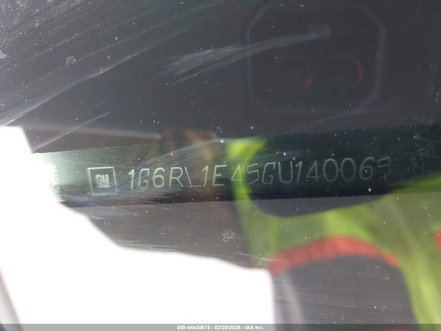 Продаж на аукціоні авто 2016 Cadillac Elr Standard, vin: 1G6RL1E45GU140065, номер лоту: 44430675