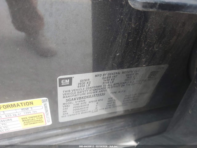 Aukcja sprzedaży 2014 Buick Enclave Leather, vin: 5GAKVBKDXEJ372339, numer aukcji: 44430812