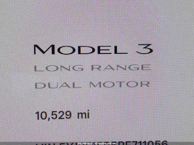 Продаж на аукціоні авто 2023 Tesla Model 3 Long Range Dual Motor All-wheel Drive, vin: 5YJ3E1EB5PF711056, номер лоту: 44430815