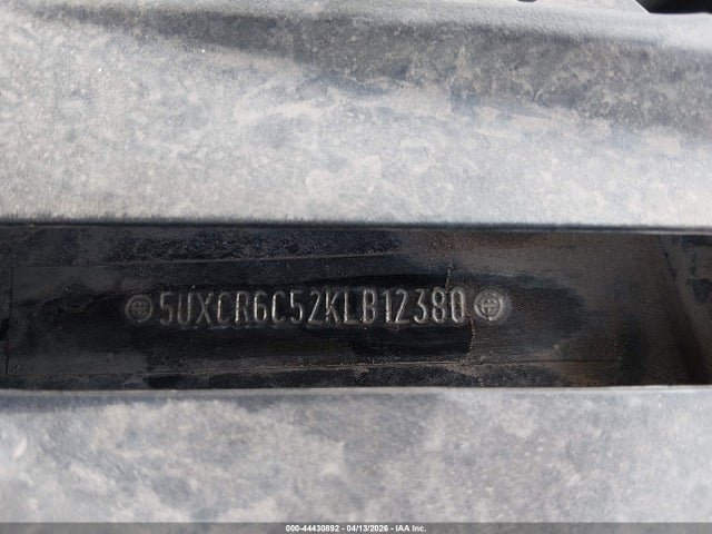 44430892 :رقم المزاد ، 5UXCR6C52KLB12380 vin ، 2019 Bmw X5 Xdrive40i مزاد بيع
