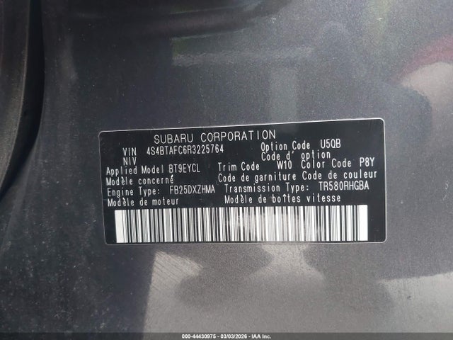 2024 SUBARU OUTBACK 4S4BTAFC6R3225764 Photo 8