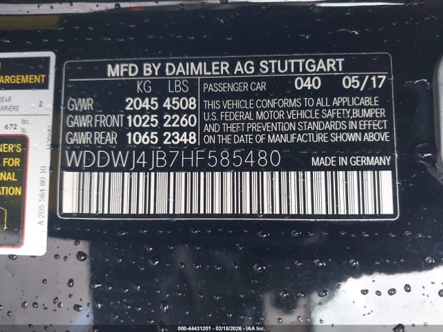 Mercedes-Benz C 300 2017 WDDWJ4JB7HF585480 Image 9