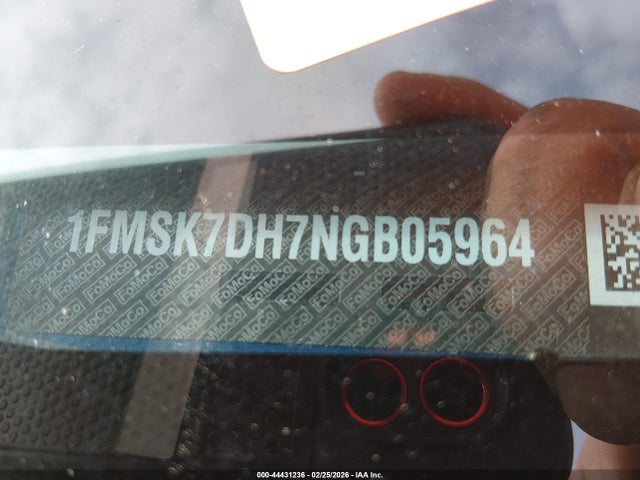 Aukcja sprzedaży 2022 Ford Explorer Xlt, vin: 1FMSK7DH7NGB05964, numer aukcji: 44431236