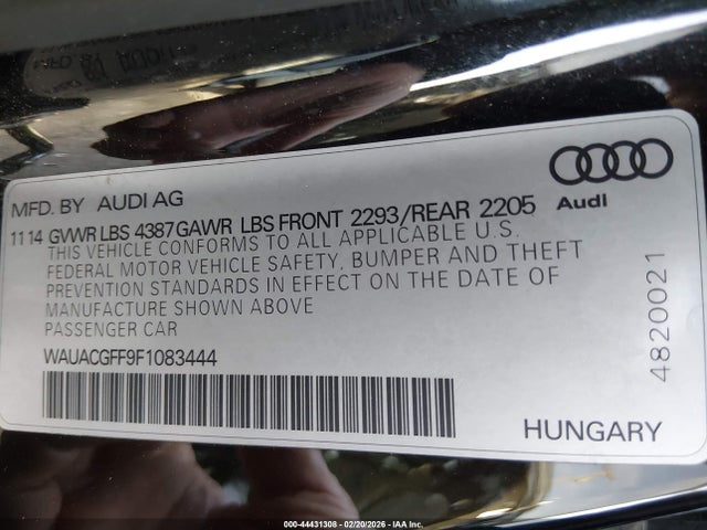 2015 AUDI A3 WAUACGFF9F1083444 Photo 8