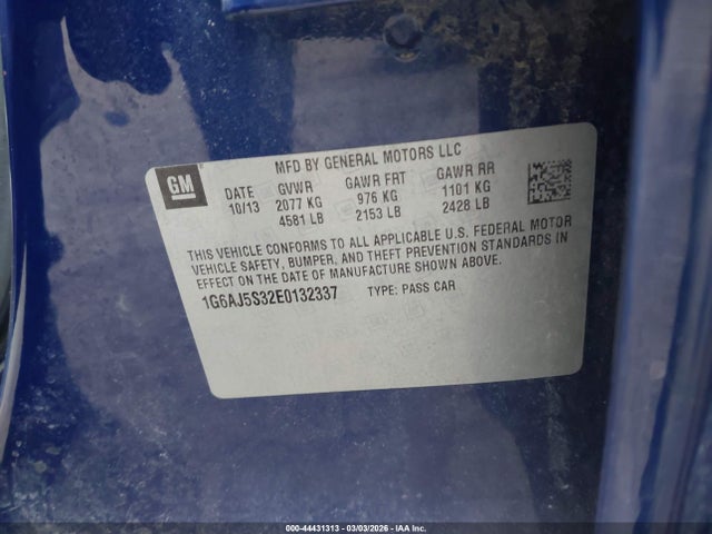 2014 CADILLAC ATS 1G6AJ5S32E0132337 Photo 8