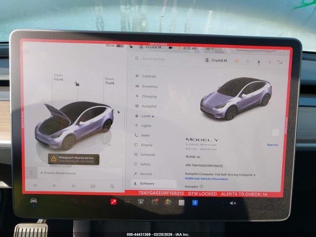 2024 TESLA MODEL Y 7SAYGAEE0RF156212 Photo 6