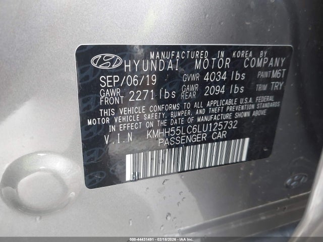 KMHH55LC6LU125732 Hyundai Elantra Gt N Line