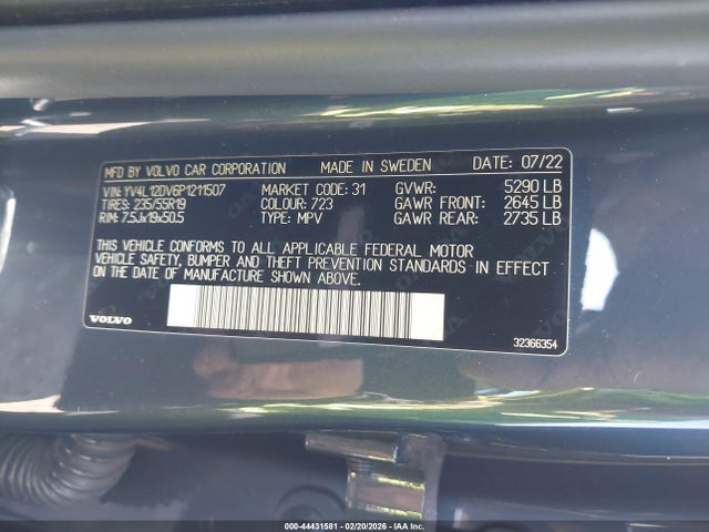 2023 VOLVO XC60 YV4L12DV6P1211507 Photo 8