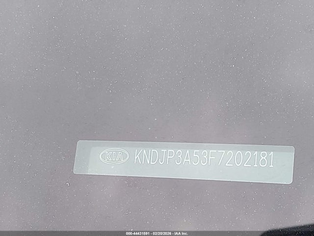 KIA SOUL + 2015 KNDJP3A53F7202181 Image 9