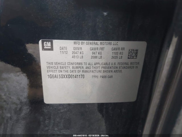 2013 CADILLAC ATS 1G6AL5SXXD0141170 Photo 8