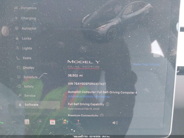 2024 TESLA MODEL Y 7SAYGDEF0RA307427 Photo 6
