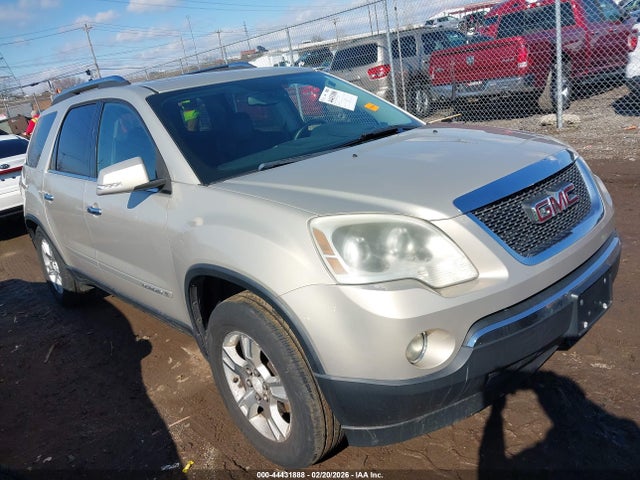 2008 Gmc Acadia Slt-1 მანქანა იყიდება აუქციონზე, vin: 1GKER23798J274730, აუქციონის ნომერი: 44431888